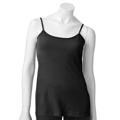 Women's Sonoma Goods For Life® Everyday Built-In Support Camisole -Sonoma Clothing Store 2433356 Black