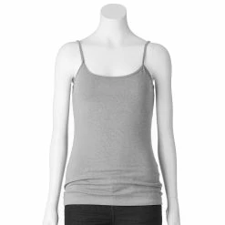 Women's Sonoma Goods For Life® Everyday Built-In Support Camisole -Sonoma Clothing Store 2433356 Dusty Heather
