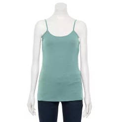 Women's Sonoma Goods For Life® Everyday Built-In Support Camisole -Sonoma Clothing Store 2433356 Falls Spray