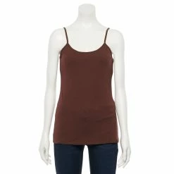 Women's Sonoma Goods For Life® Everyday Built-In Support Camisole -Sonoma Clothing Store 2433356 Percy Plum