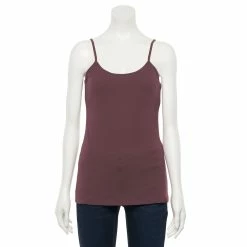Women's Sonoma Goods For Life® Everyday Built-In Support Camisole -Sonoma Clothing Store 2433356 Purple