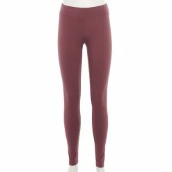 Women's Sonoma Goods For Life® Midrise Leggings 29 Women's Sonoma Goods For Life® Midrise Leggings -Sonoma Clothing Store 2946661 Deep Mauve