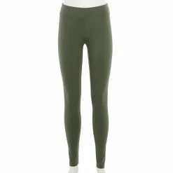 Women's Sonoma Goods For Life® Midrise Leggings 34 Women's Sonoma Goods For Life® Midrise Leggings -Sonoma Clothing Store 2946661 Green
