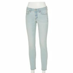 Women's Sonoma Goods For Life® Supersoft Stretch Midrise Skinny Jeans -Sonoma Clothing Store 2954787 Cool Blue Wash