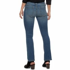 Petite Sonoma Goods For Life® Midrise Bootcut Jeans -Sonoma Clothing Store 2986301 ALT