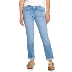 Women's Sonoma Goods For Life® Supersoft Midrise Straight-Leg Jeans 30 Women's Sonoma Goods For Life® Supersoft Midrise Straight-Leg Jeans -Sonoma Clothing Store 3022856 Authentic Medium Wash