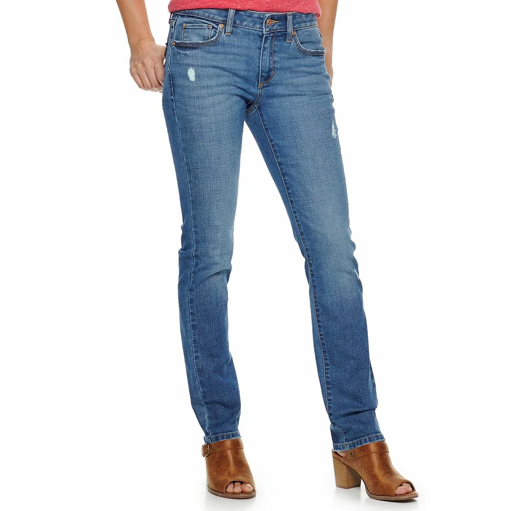 Women's Sonoma Goods For Life® Supersoft Midrise Straight-Leg Jeans 19 Women's Sonoma Goods For Life® Supersoft Midrise Straight-Leg Jeans - Image 17