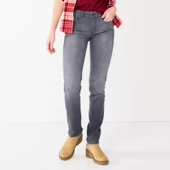 Women's Sonoma Goods For Life® Supersoft Midrise Straight-Leg Jeans 25 Women's Sonoma Goods For Life® Supersoft Midrise Straight-Leg Jeans -Sonoma Clothing Store 3022856 Light Grey