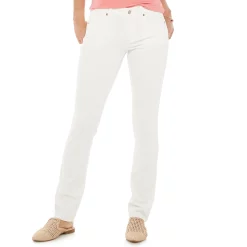 Women's Sonoma Goods For Life® Supersoft Midrise Straight-Leg Jeans 28 Women's Sonoma Goods For Life® Supersoft Midrise Straight-Leg Jeans -Sonoma Clothing Store 3022856 White