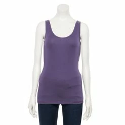 Women's Sonoma Goods For Life® Layering Tank 65 Women's Sonoma Goods For Life® Layering Tank -Sonoma Clothing Store 3381138 Grape Arbor
