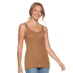 Women's Sonoma Goods For Life® Layering Tank 79 Women's Sonoma Goods For Life® Layering Tank -Sonoma Clothing Store 3381138 Warm Brown