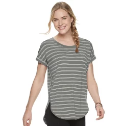 Women's Sonoma Goods For Life® Supersoft Dolman Tunic 26 Women's Sonoma Goods For Life® Supersoft Dolman Tunic -Sonoma Clothing Store 3509904 Olive Stripe