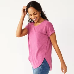 Women's Sonoma Goods For Life® Supersoft Dolman Tunic 31 Women's Sonoma Goods For Life® Supersoft Dolman Tunic -Sonoma Clothing Store 3509904 Raspberry