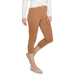 Women's Sonoma Goods For Life® Wide-Waist Capri Leggings -Sonoma Clothing Store 3584124 Philip Brown