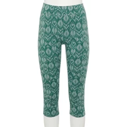 Women's Sonoma Goods For Life® Wide-Waist Capri Leggings -Sonoma Clothing Store 3584124 Teal Ikat