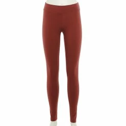 Petite Sonoma Goods For Life® Essential Leggings -Sonoma Clothing Store 3587570 Delicate Wine