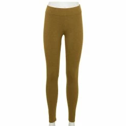 Petite Sonoma Goods For Life® Essential Leggings -Sonoma Clothing Store 3587570 Olive Green