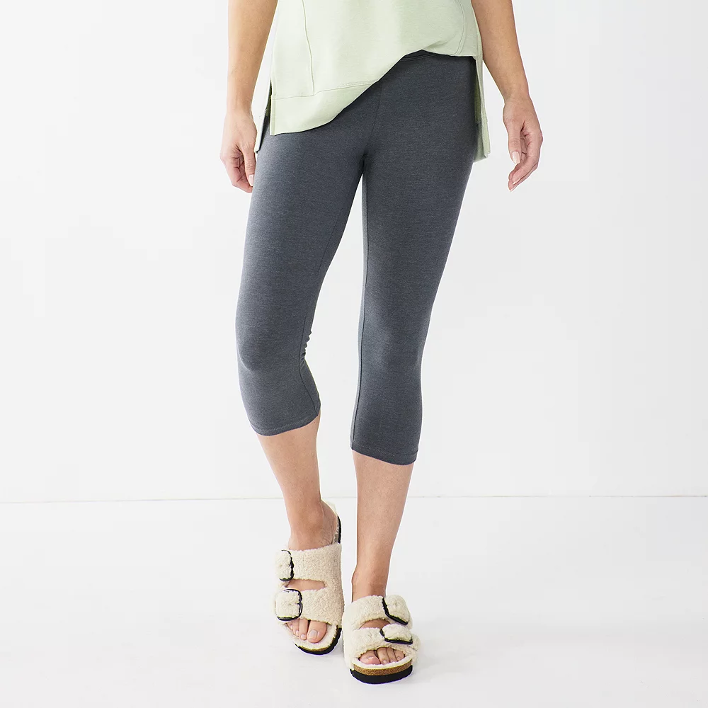 Petite Sonoma Goods For Life® Wide-Waist Capri Leggings 13 Petite Sonoma Goods For Life® Wide-Waist Capri Leggings - Image 11