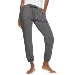 Women's Sonoma Goods For Life® Essential Banded-Bottom Pajama Pants 9 Women's Sonoma Goods For Life® Essential Banded-Bottom Pajama Pants -Sonoma Clothing Store 3671898 Charcoal Heather