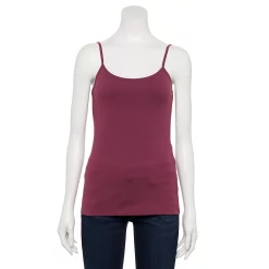 Petite Sonoma Goods For Life™ Everyday Camisole -Sonoma Clothing Store 3687455 Plum Style