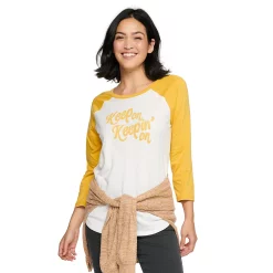Women's Sonoma Goods For Life® Baseball Tee -Sonoma Clothing Store 4008826 Keep On Keepen On