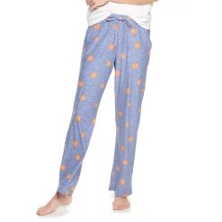 Women's Sonoma Goods For Life® Cozy Pajama Pants -Sonoma Clothing Store 4211999 Navy Pumpkin Spice