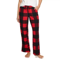 Women's Sonoma Goods For Life® Cozy Pajama Pants -Sonoma Clothing Store 4211999 Red Buffalo