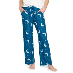Women's Sonoma Goods For Life® Cozy Pajama Pants -Sonoma Clothing Store 4211999 Teal Celestial