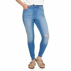 Women's Sonoma Goods For Life® Curvy High-Waisted Skinny Jeans -Sonoma Clothing Store 4342530 Weise Destructed