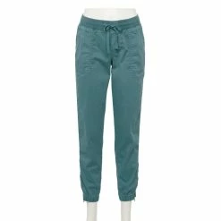 Women's Sonoma Goods For Life® Zipper-Hem Elastic-Waist Utility Jogger Pants -Sonoma Clothing Store 4530070 Shadow Blue