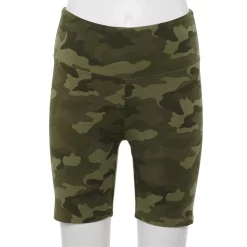 Women's Sonoma Goods For Life® High-Waist Bike Shorts -Sonoma Clothing Store 4910074 Green Camo