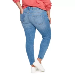 Plus Size Sonoma Goods For Life® Premium Mid-Rise Skinny Jeans -Sonoma Clothing Store 4916151 ALT