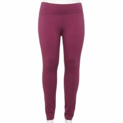 Plus Size Sonoma Goods For Life® Midrise Leggings -Sonoma Clothing Store 4966829 Plum