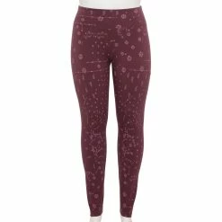 Plus Size Sonoma Goods For Life® Midrise Leggings -Sonoma Clothing Store 4966829 Plum Geo Floral
