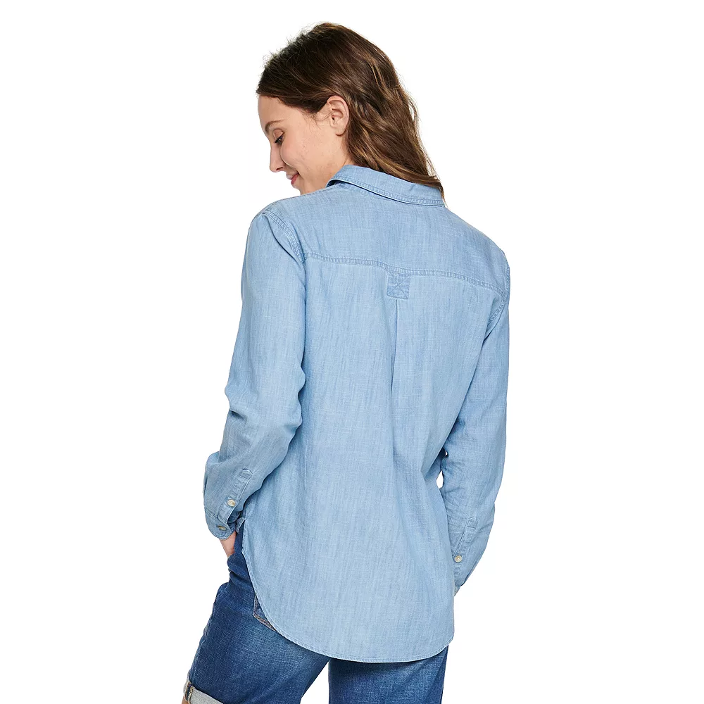 Women's Sonoma Goods For Life® Essential Everyday Button-Down Shirt 19 Women's Sonoma Goods For Life® Essential Everyday Button-Down Shirt - Image 17