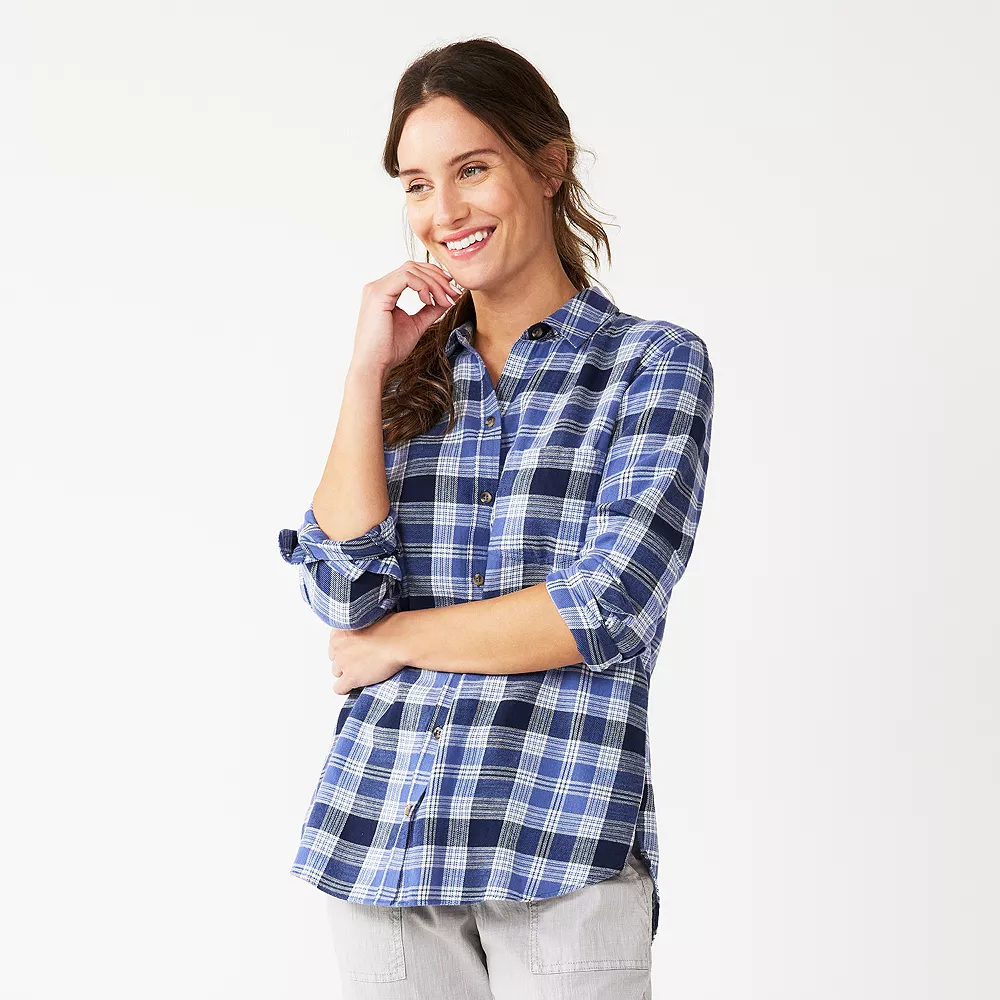Women's Sonoma Goods For Life® Essential Everyday Button-Down Shirt 7 Women's Sonoma Goods For Life® Essential Everyday Button-Down Shirt - Image 5