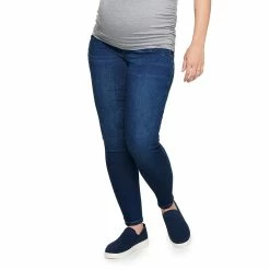 Maternity Sonoma Goods For Life® Over-The-Belly Jeggings -Sonoma Clothing Store 5035416 Dark Wash