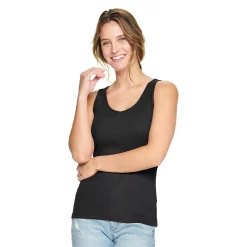 Women's Sonoma Goods For Life® Everyday Ribbed Tank 36 Women's Sonoma Goods For Life® Everyday Ribbed Tank -Sonoma Clothing Store 5046234 Black