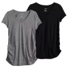Maternity Sonoma Goods For Life® 2-pack Essential Short Sleeve Tee 2 Maternity Sonoma Goods For Life® 2-pack Essential Short Sleeve Tee -Sonoma Clothing Store 5145387 Grey Black