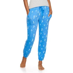 Women's Sonoma Goods For Life® Snit Banded Bottom Pajama Pants -Sonoma Clothing Store 5161200 Blue Celestial