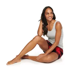 Women's Sonoma Goods For Life® Flannel Pajama Shorts -Sonoma Clothing Store 5161201 ALT4