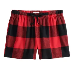 Women's Sonoma Goods For Life® Flannel Pajama Shorts -Sonoma Clothing Store 5161201 ALT5