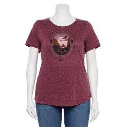 Plus Size Sonoma Goods For Life® National Parks Graphic Tee -Sonoma Clothing Store 5212613 Grand Canyon Dark Pink