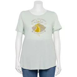 Plus Size Sonoma Goods For Life® National Parks Graphic Tee -Sonoma Clothing Store 5212613 Hawaii Yellow