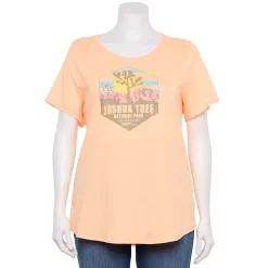 Plus Size Sonoma Goods For Life® National Parks Graphic Tee -Sonoma Clothing Store 5212613 Joshua Tree Peach