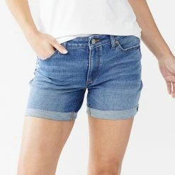 Women's Sonoma Goods For Life® High-Waist 5" Jean Shorts -Sonoma Clothing Store 5218635 Broadway