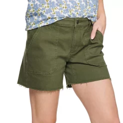 Women's Sonoma Goods For Life® High-Waist 5" Jean Shorts -Sonoma Clothing Store 5218635 Lander Green