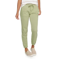 Women's Sonoma Goods For Life® Cinched Knit Jogger Pants -Sonoma Clothing Store 5225497 Green