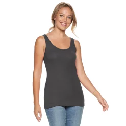 Women's Sonoma Goods For Life® Layering Tank -Sonoma Clothing Store 5226500 Asphalt