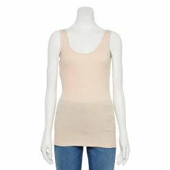 Women's Sonoma Goods For Life® Layering Tank -Sonoma Clothing Store 5226500 Fresh Scallop